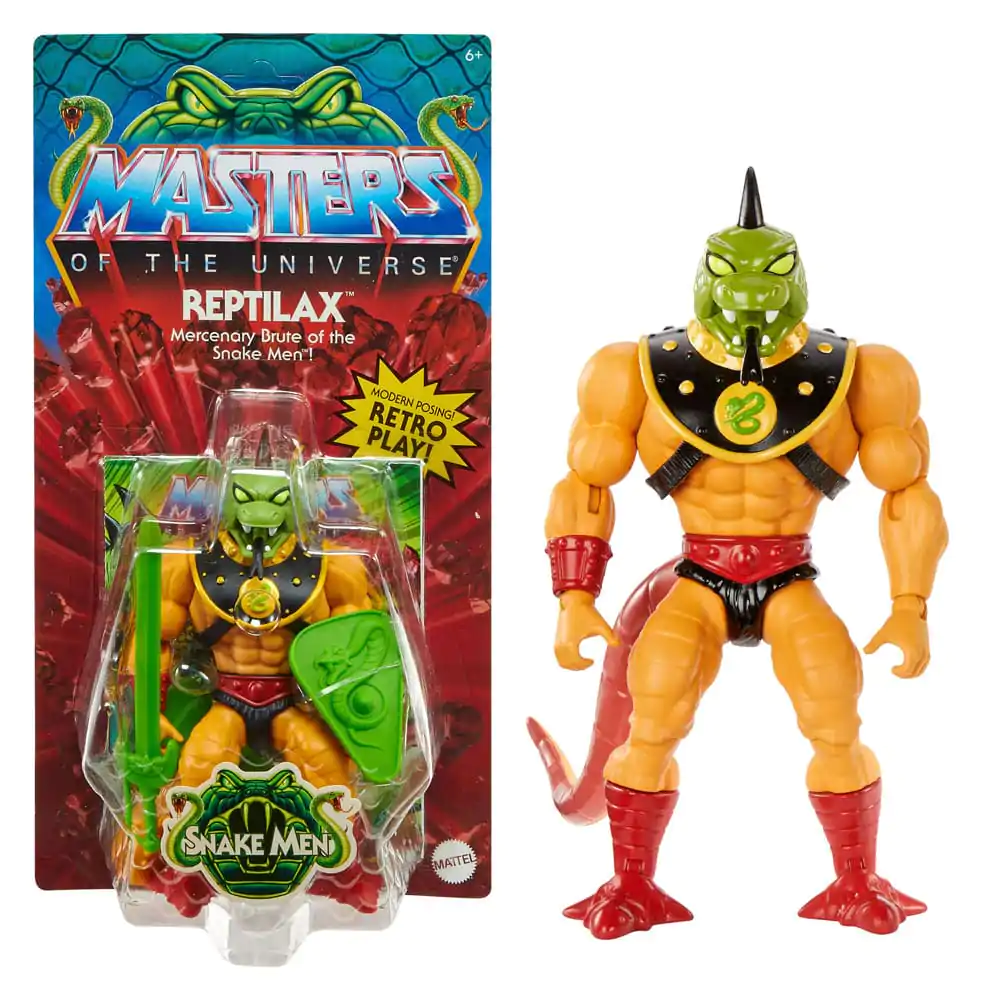 Masters of the Universe Origins Action Figure Snake Men: Reptilax 14 cm product photo