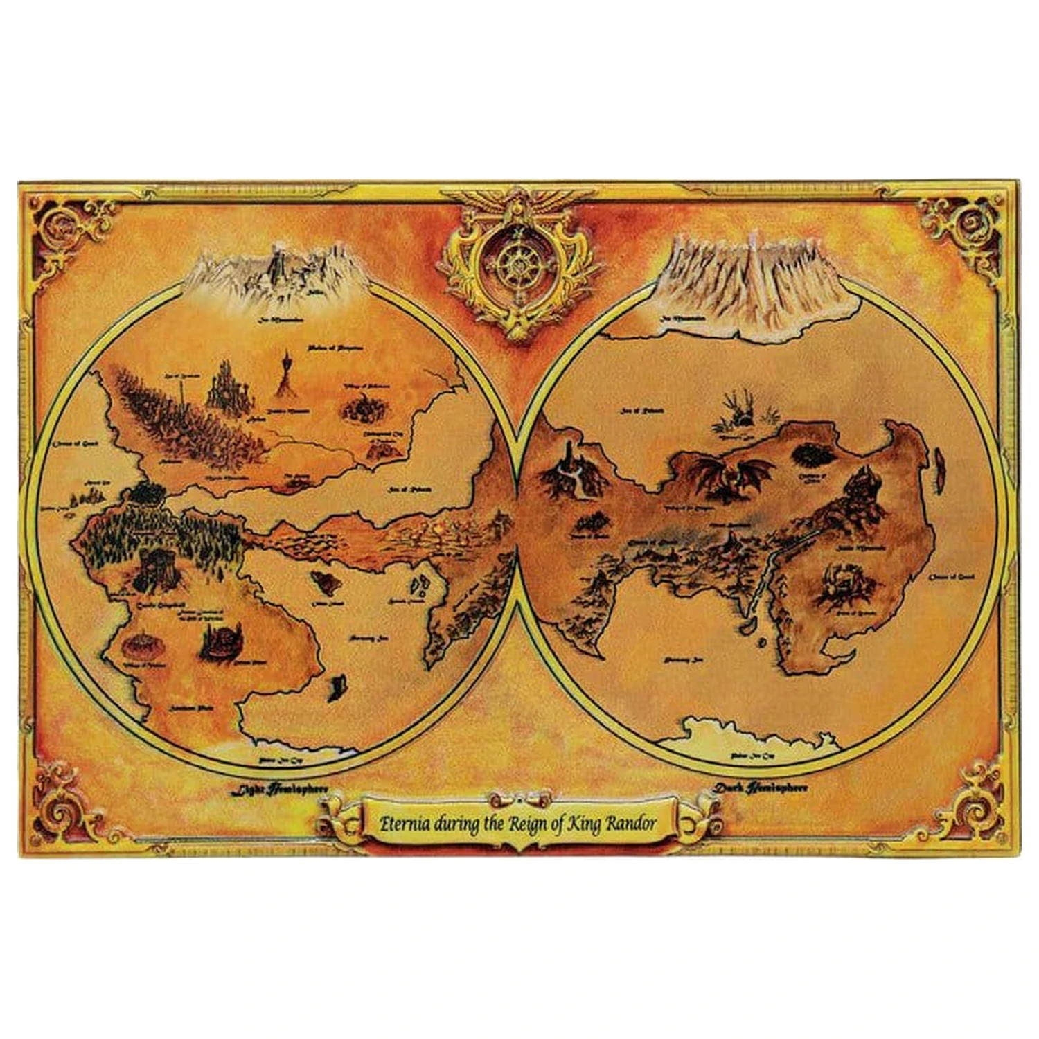 Masters of the Universe Replica Metal Map of Eternia Limited Edition 10 x 15 cm product photo