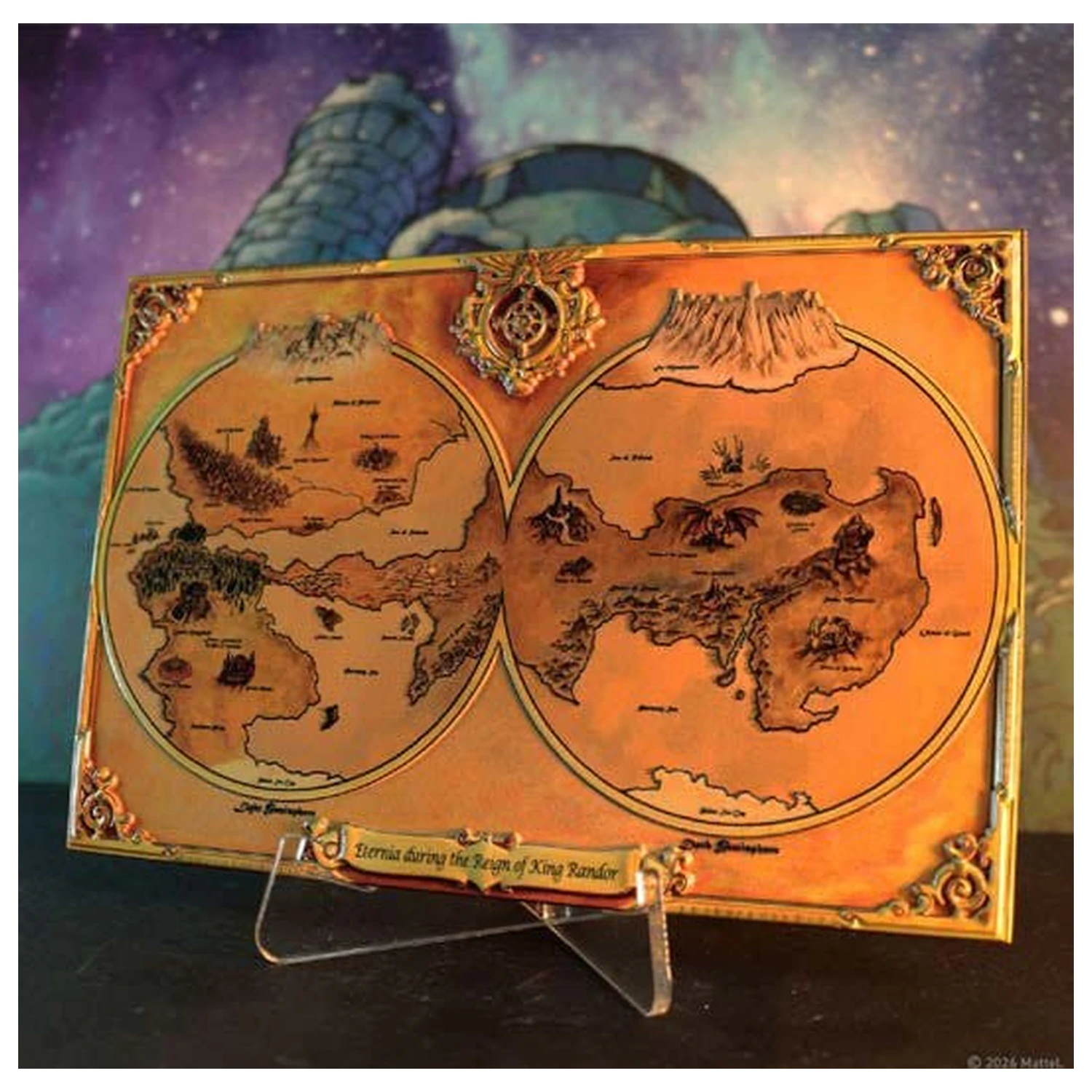 Masters of the Universe Replica Metal Map of Eternia Limited Edition 10 x 15 cm product photo