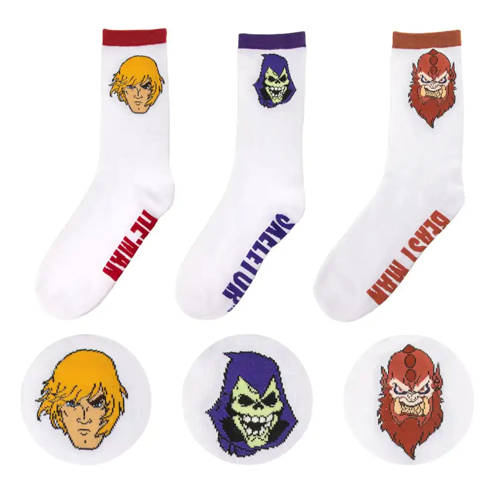 Masters of the Universe - Revelation: He-Man & Skeletor & Beast Man Socks Set of 3 termékfotó