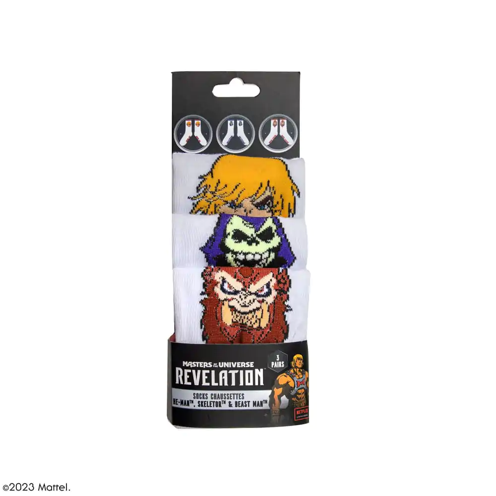 Masters of the Universe - Revelation: He-Man & Skeletor & Beast Man Socks Set of 3 termékfotó