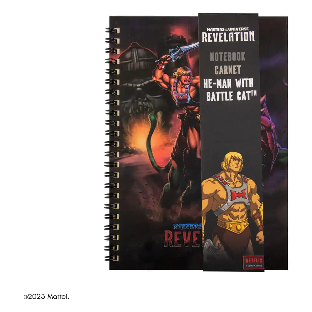 Masters of the Universe - Revelation: He-Man with Battle Cat Notebook termékfotó