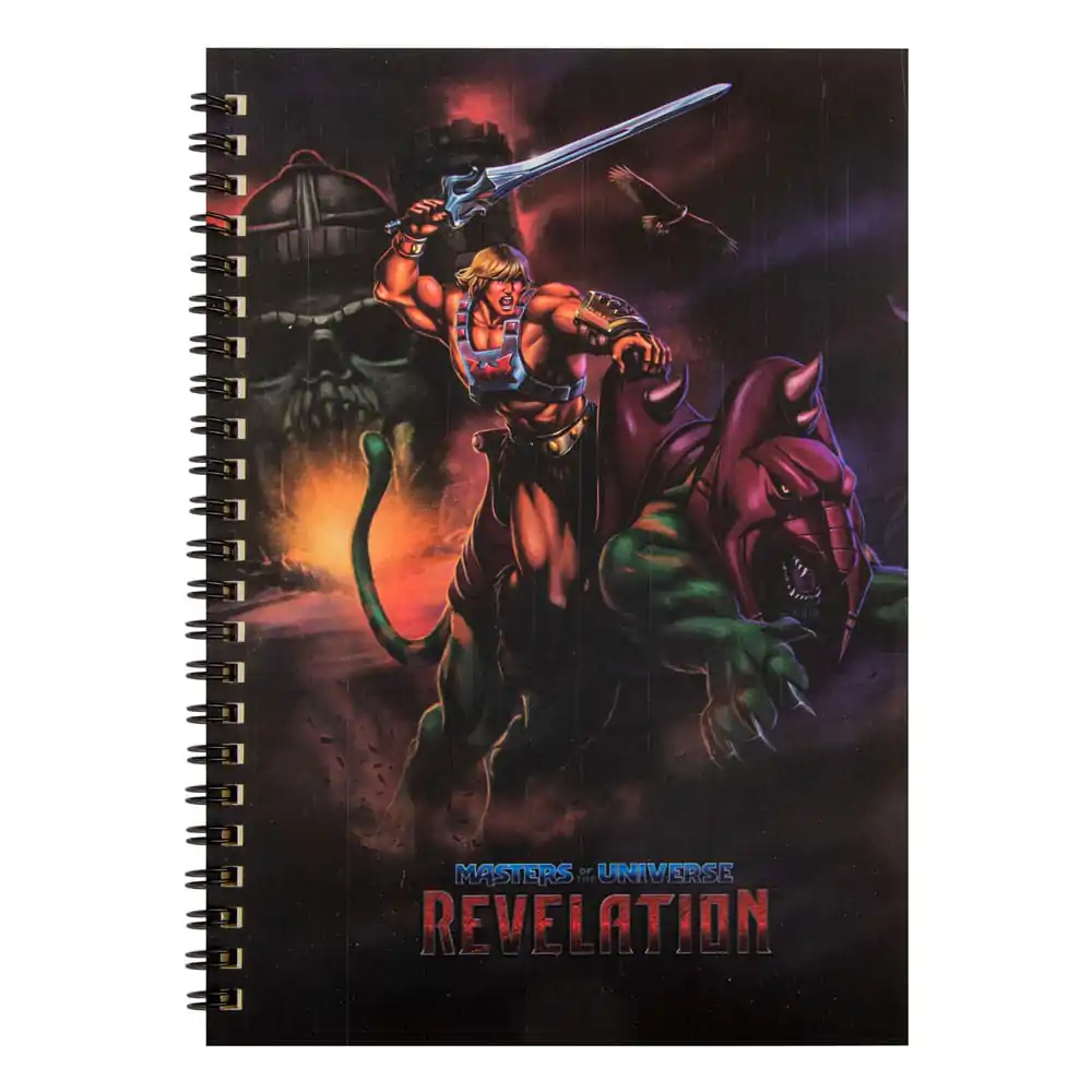 Masters of the Universe - Revelation: He-Man with Battle Cat Notebook termékfotó