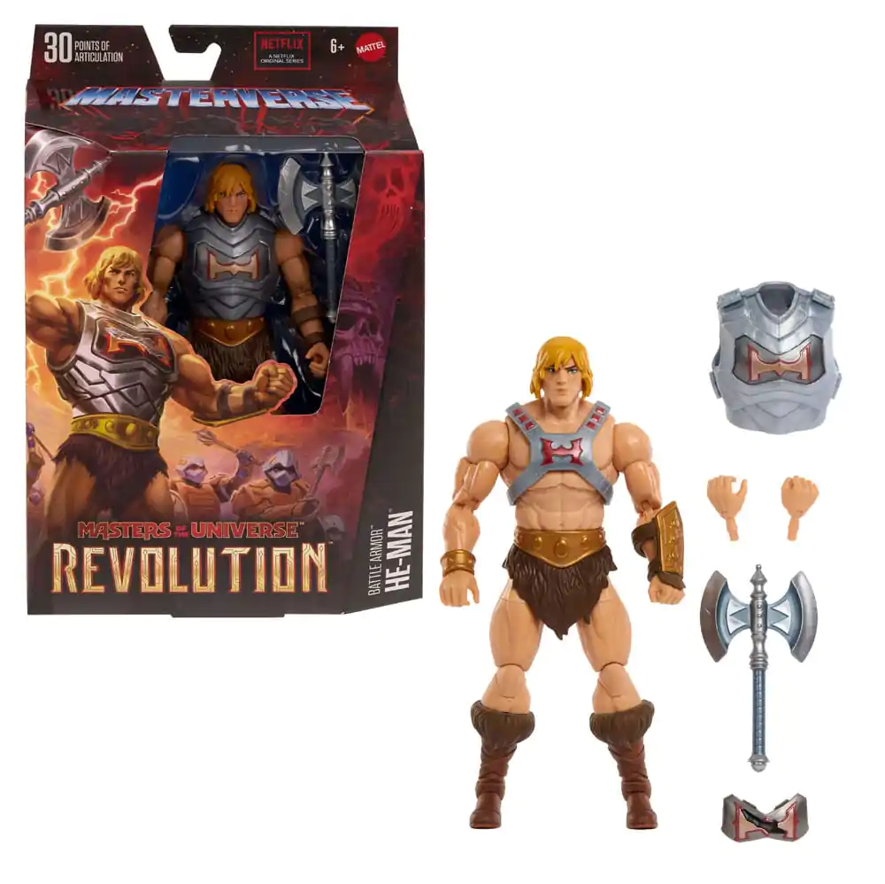 Masters of the Universe: Revolution Masterverse Action Figure Battle Armor He-Man 18 cm termékfotó