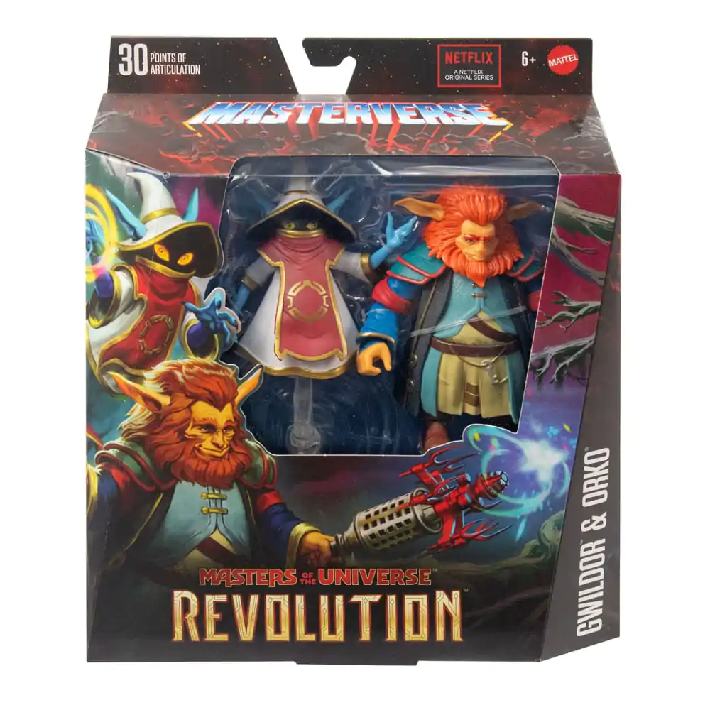 Masters of the Universe: Revolution Masterverse Action Figure 2-Pack Gwildor &amp; Orko 13 cm product photo