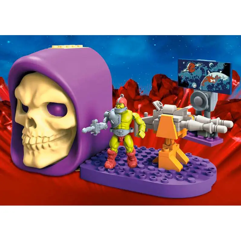 Masters of the Universe Trap Jaw Laser Cannon Mega Construx set figure 76pcs product photo
