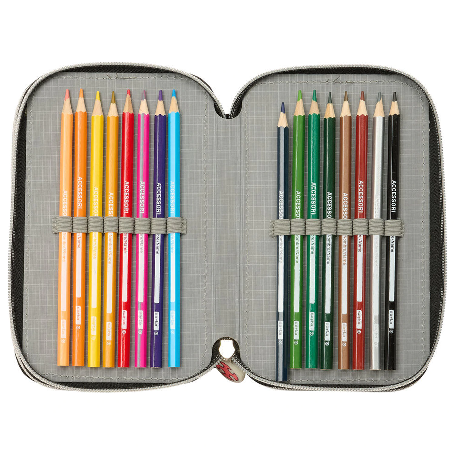 Masters of the Universe triple pencil case 37pcs product photo