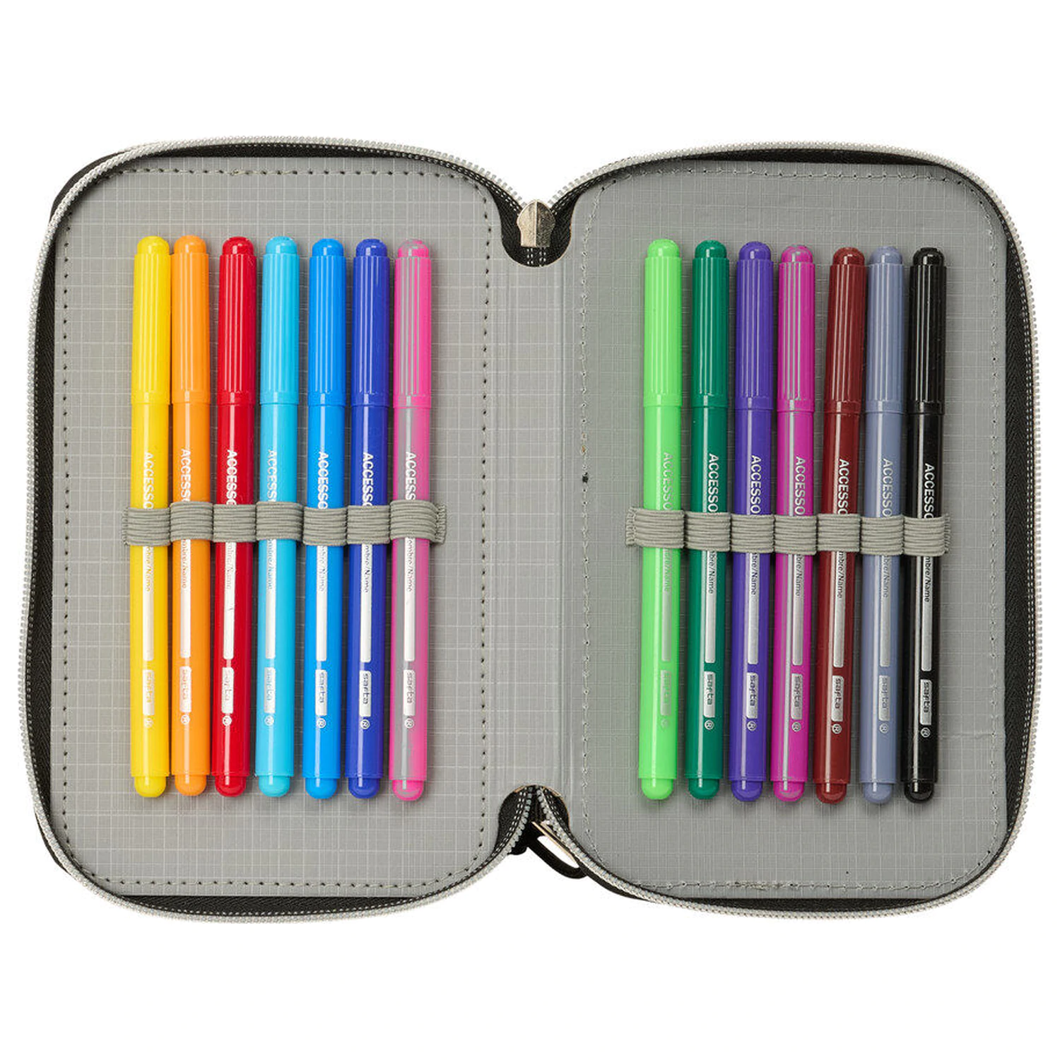 Masters of the Universe triple pencil case 37pcs product photo