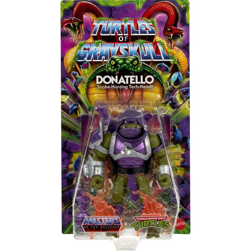 Masters of the Universe Turtles of Grayskull Donatello figure 14cm product photo