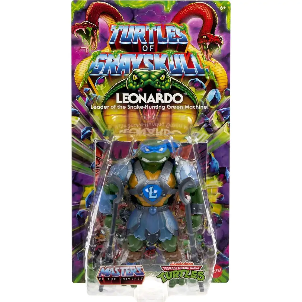 Masters of the Universe Turtles of Grayskull Leonardo figure 14cm product photo