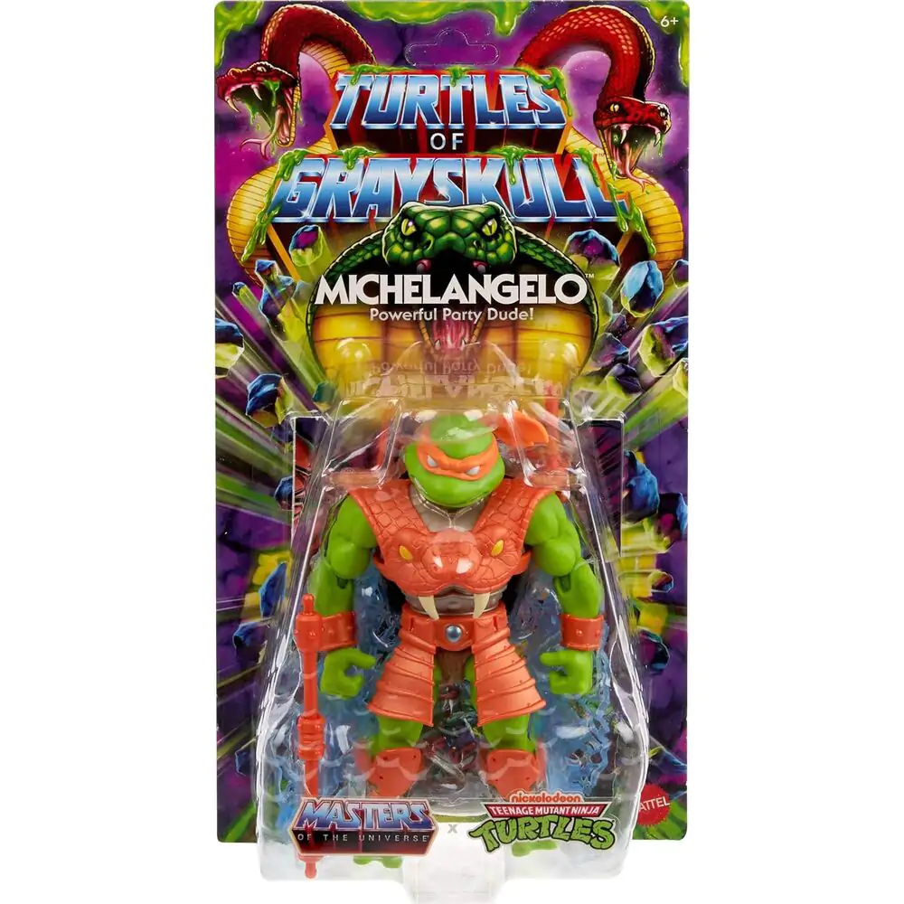 Masters of the Universe Turtles of Grayskull Michelangelo figure 14cm product photo