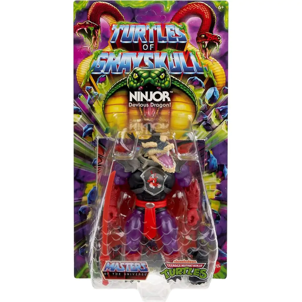 Masters of the Universe Turtles of Grayskull Mutated Ninjor figure 14cm product photo