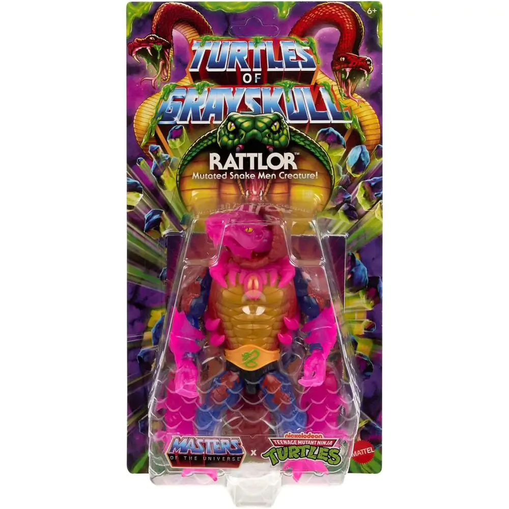 Masters of the Universe Turtles of Grayskull Rattlor figure 14cm product photo