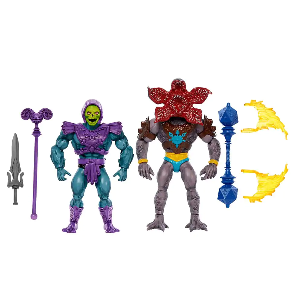 Masters of the Universe x Stranger Things Origins Action Figure 2-Pack Skeletor &amp; Demogorgon 14 cm product photo