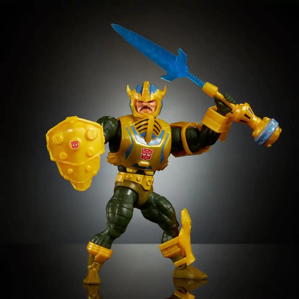 Masters of the Universe x Transformers Action Figure Bumblebee Armor Man-At-Arms heo European Exclusive 14 cm product photo