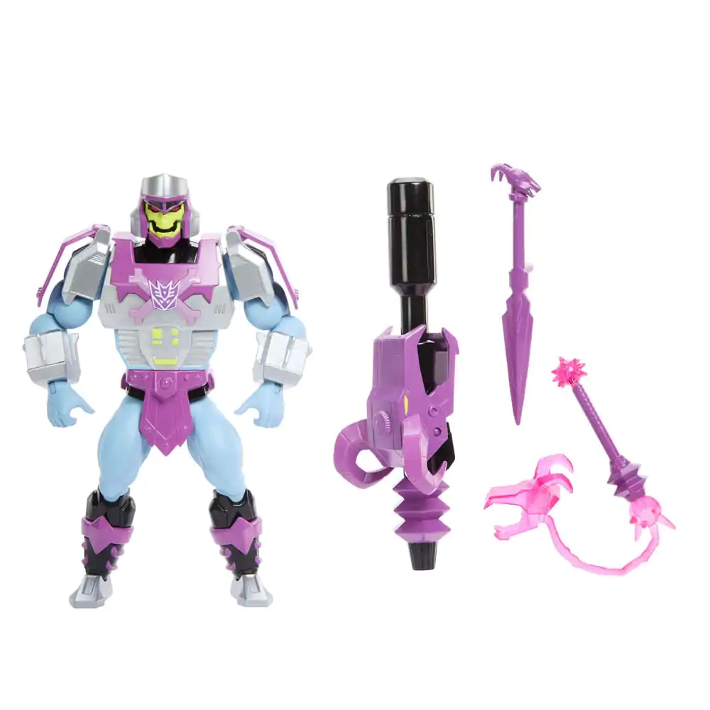 Masters of the Universe x Transformers Action Figure Megatron Armor Skeletor heo European Exclusive 14 cm product photo