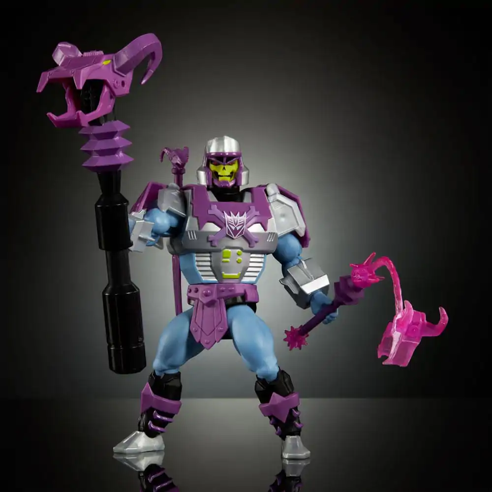 Masters of the Universe x Transformers Action Figure Megatron Armor Skeletor heo European Exclusive 14 cm product photo