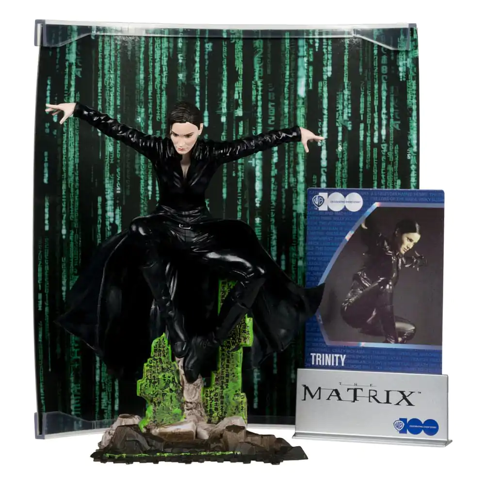 Matrix Movie Maniacs Action Figure Trinity 15 cm [DAMAGED PACKAGE] product photo