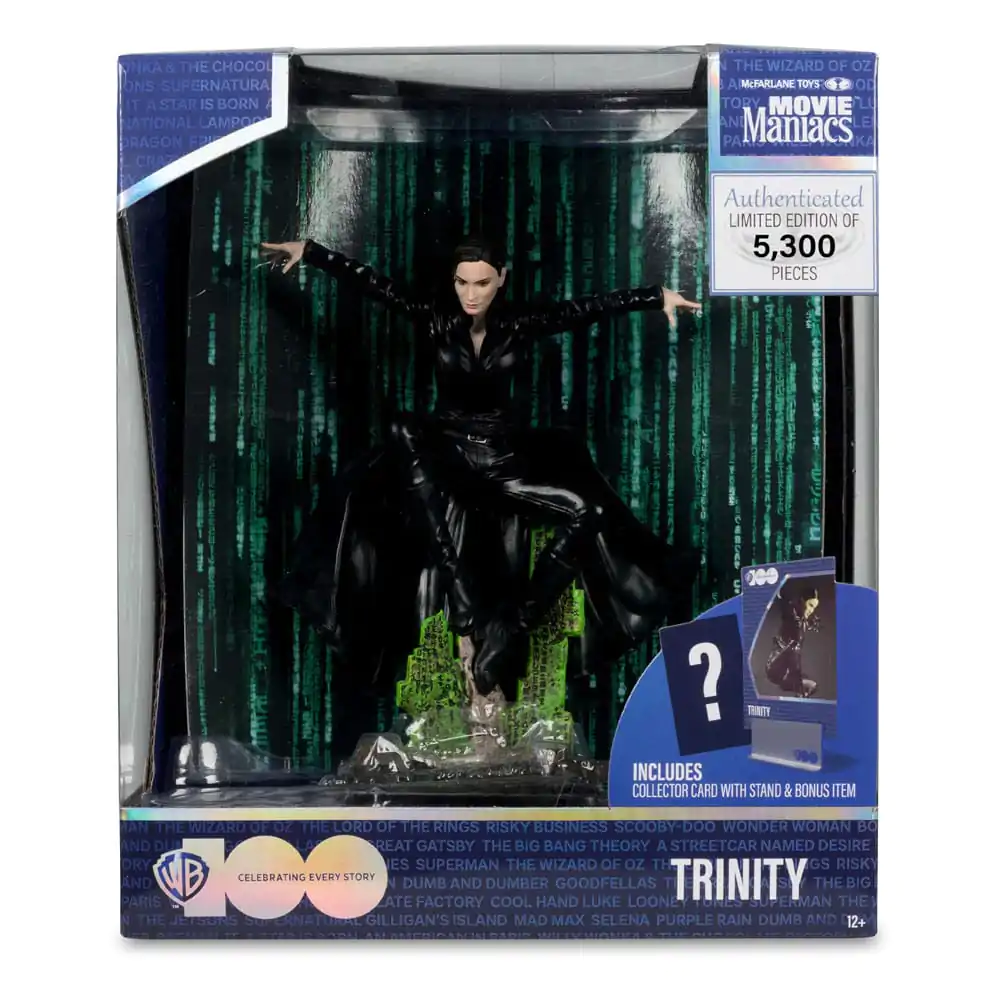 Matrix Movie Maniacs Action Figure Trinity 15 cm termékfotó