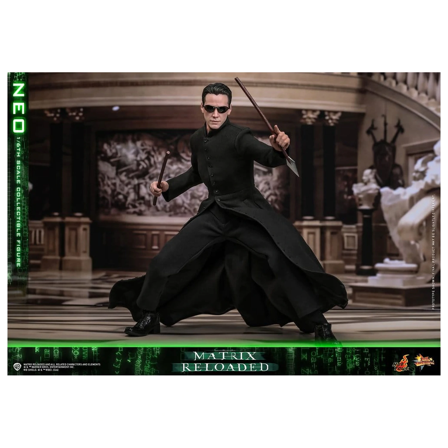 Matrix Movie Masterpiece Action Figure 1/6 Neo 31 cm product photo