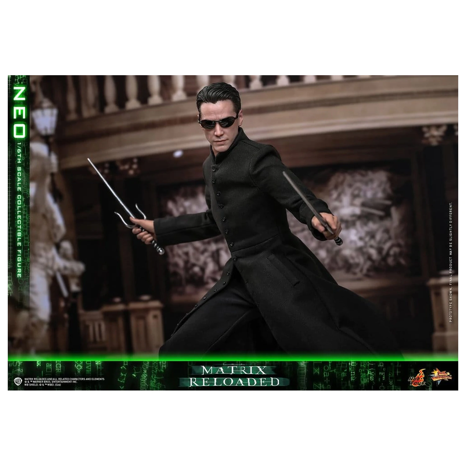 Matrix Movie Masterpiece Action Figure 1/6 Neo 31 cm product photo