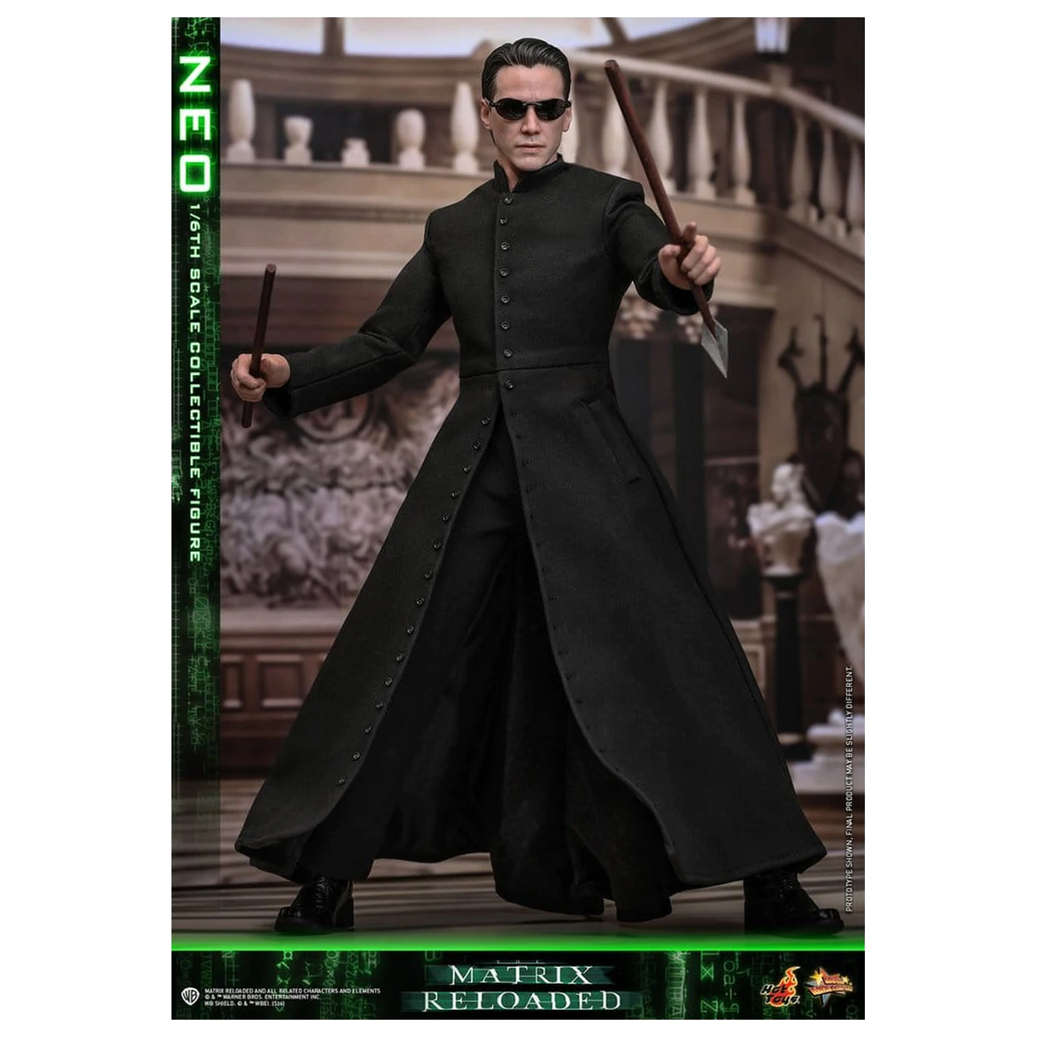 Matrix Movie Masterpiece Action Figure 1/6 Neo 31 cm product photo