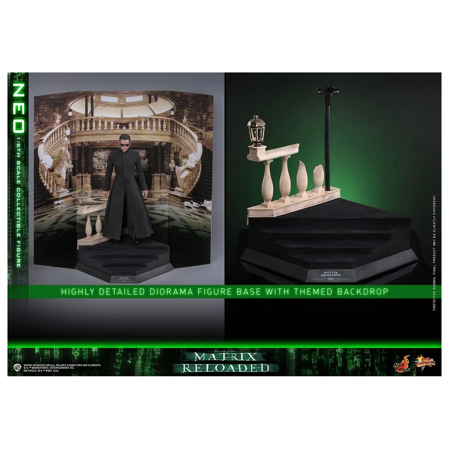 Matrix Movie Masterpiece Action Figure 1/6 Neo 31 cm product photo