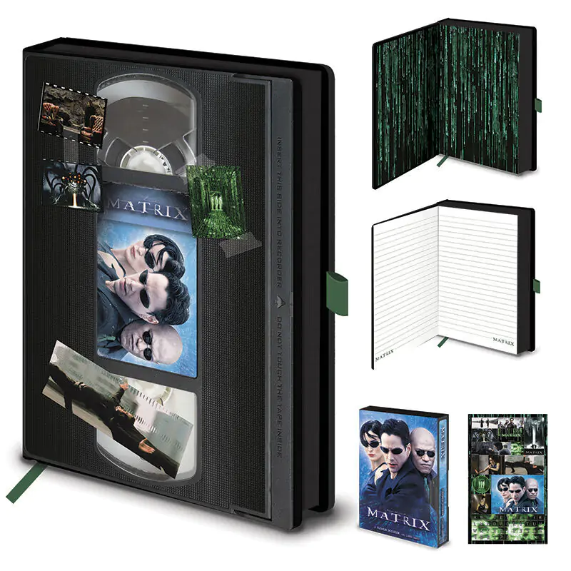 Matrix VHS A5 premium notebook product photo