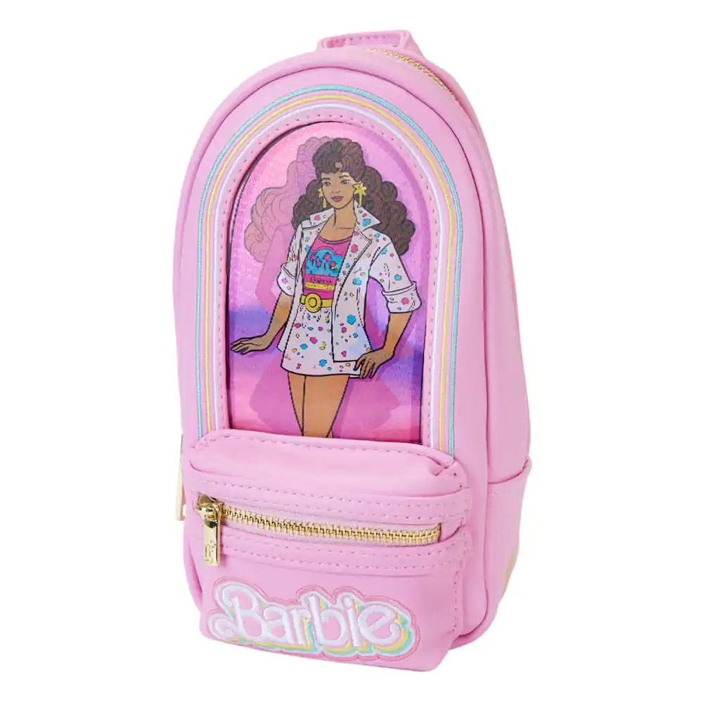 Mattel by Loungefly Pencil Case Mini Backpack Barbie 65th Anniversary Doll Box termékfotó