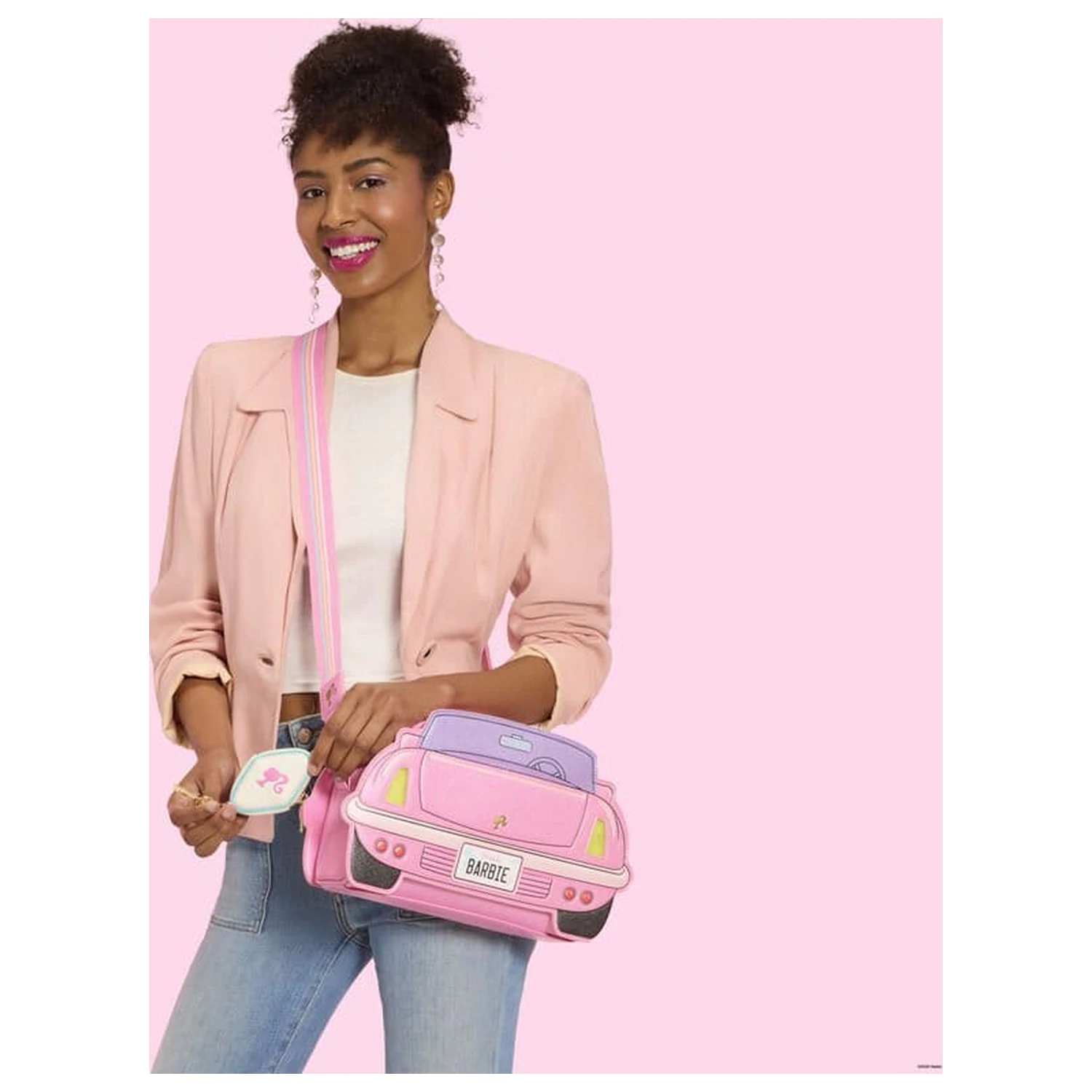 Mattel by Loungefly Crossbody Bag Barbie Car Light Up product photo