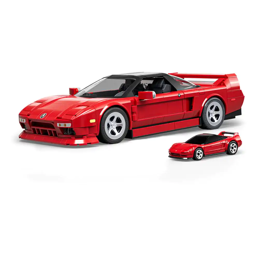 Mattel Brick Shop Hot Wheels Elite Series Building Set 1/16 '90 Acura NSX product photo