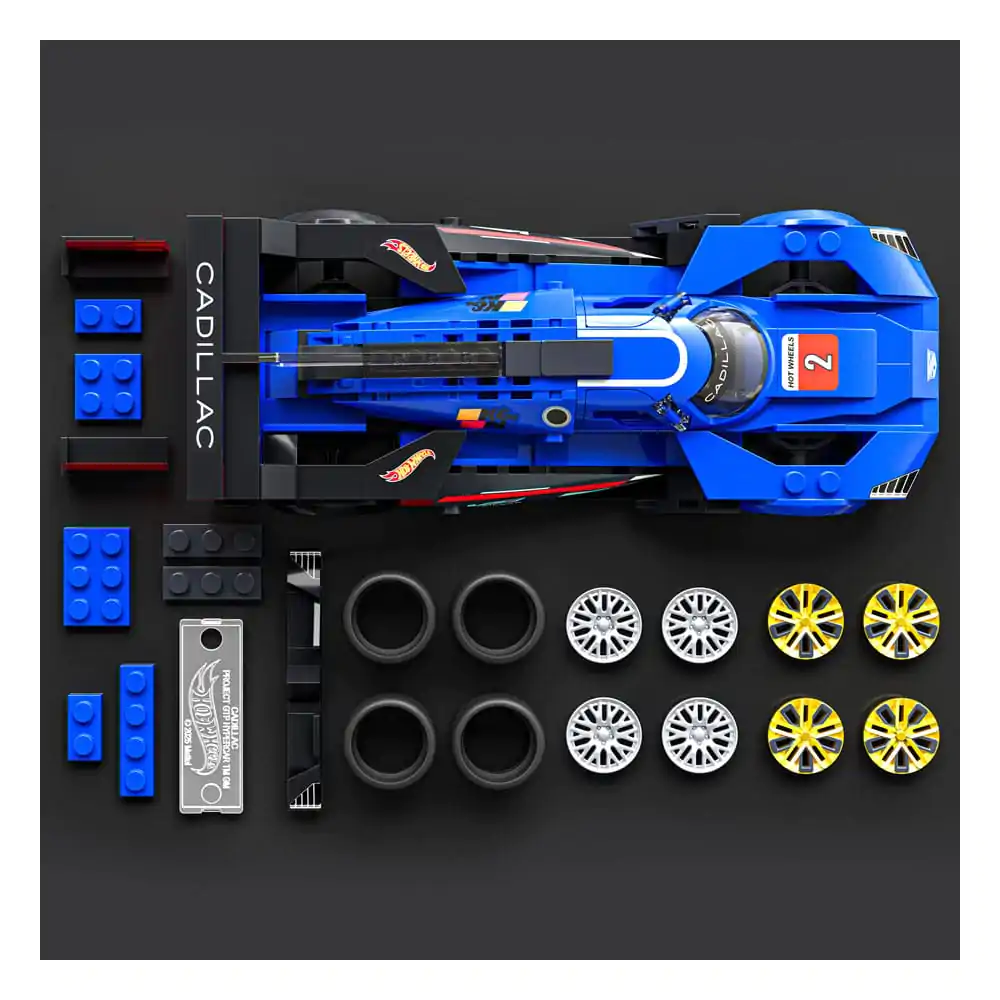 Mattel Brick Shop Hot Wheels Speed Series Building Set 1/32 Cadillac Project GTP Hypercar product photo