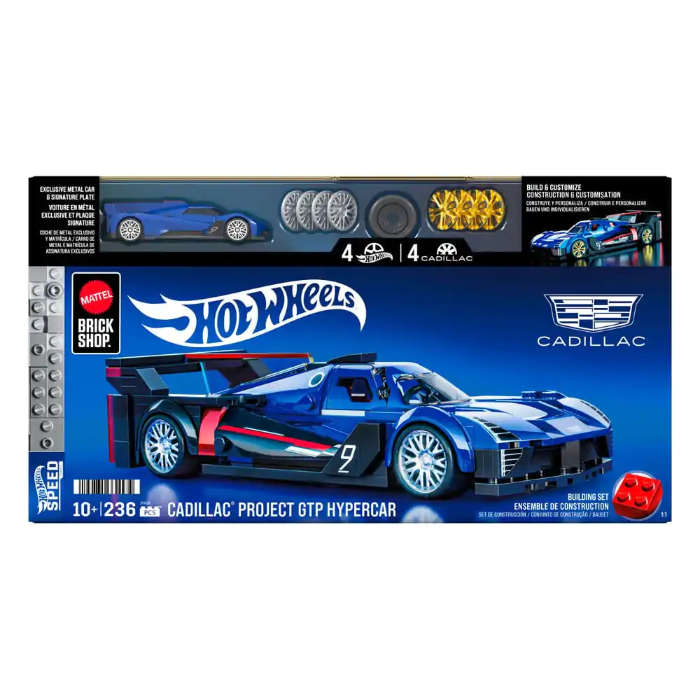 Mattel Brick Shop Hot Wheels Speed Series Building Set 1/32 Cadillac Project GTP Hypercar product photo