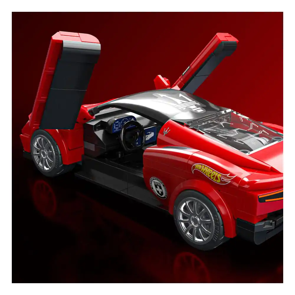 Mattel Brick Shop Hot Wheels Speed Series Building Set 1/32 Maserati MC20 product photo