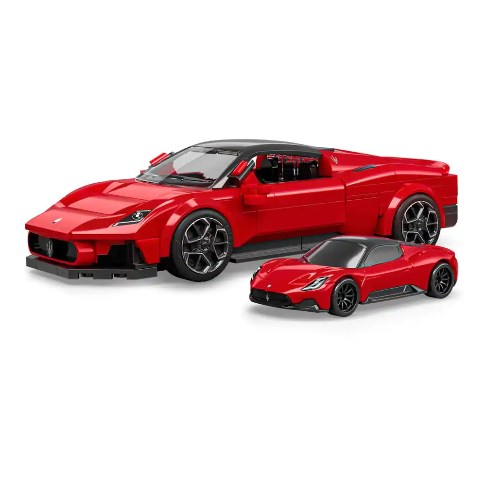 Mattel Brick Shop Hot Wheels Speed Series Building Set 1/32 Maserati MC20 product photo