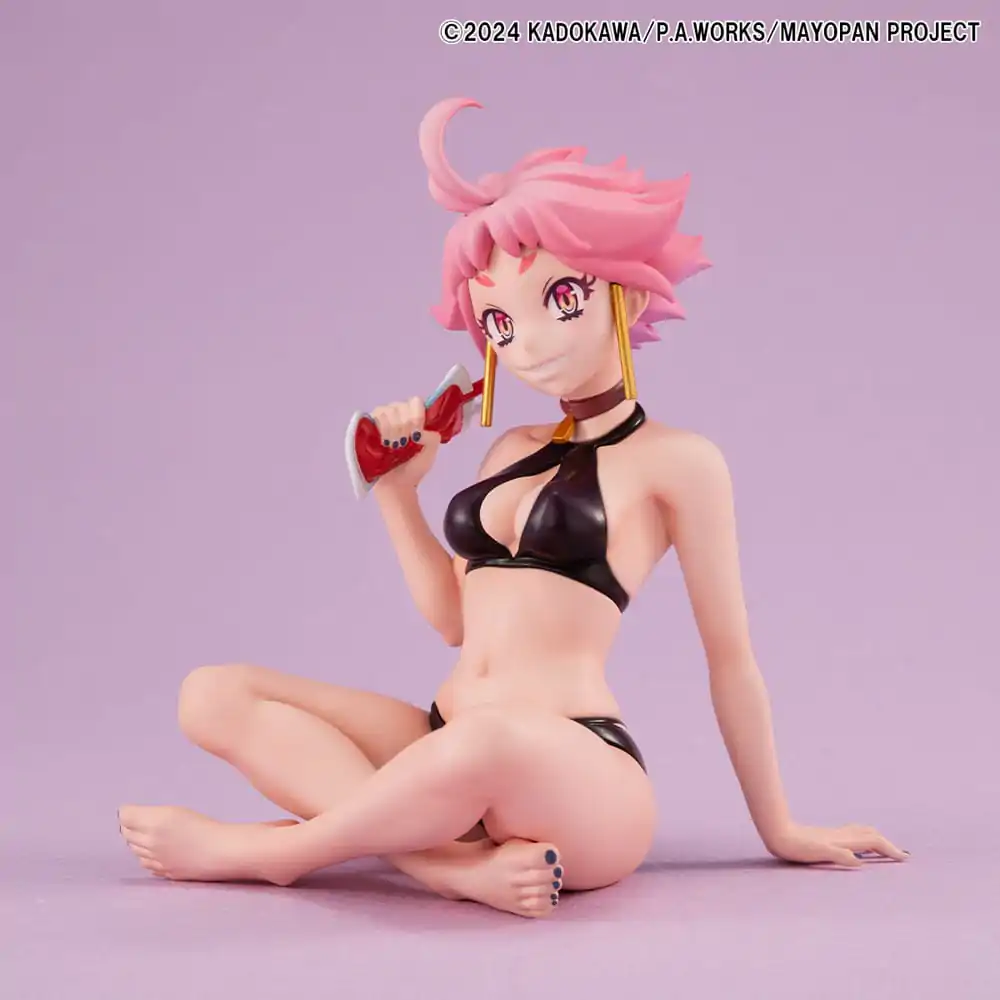 Mayonaka Punch Melty Princess PVC Statue Live Palm Size 9 cm product photo