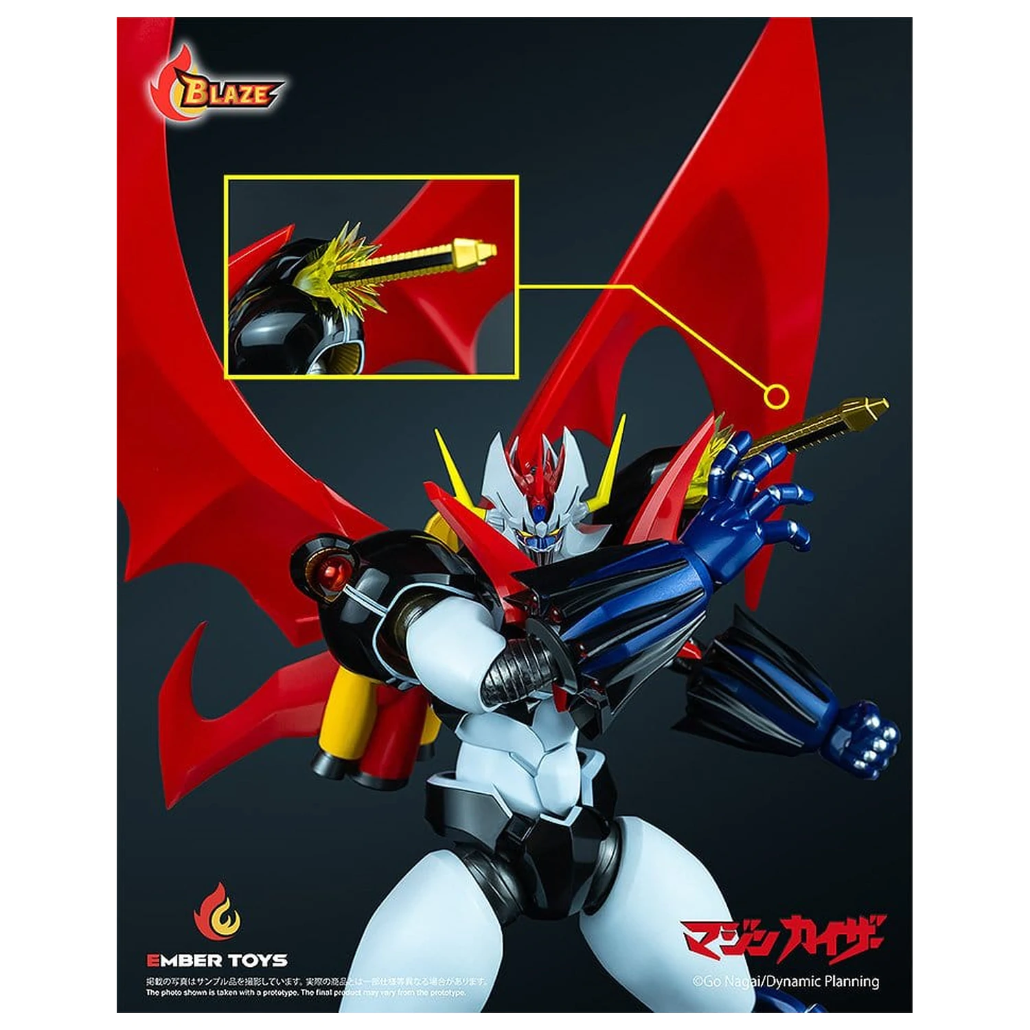 Mazinger BLAZE Series Diecast Action Figure Mazinkaiser (Original Version) 26 cm  product photo