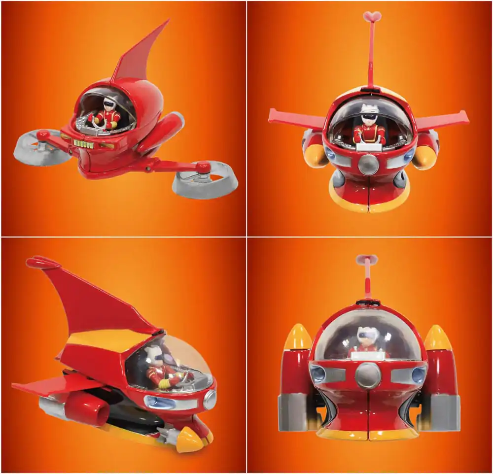 Mazinger Z Figure Metal Action Brain Condor Hover &amp; Jet Pilder Set 11 cm product photo
