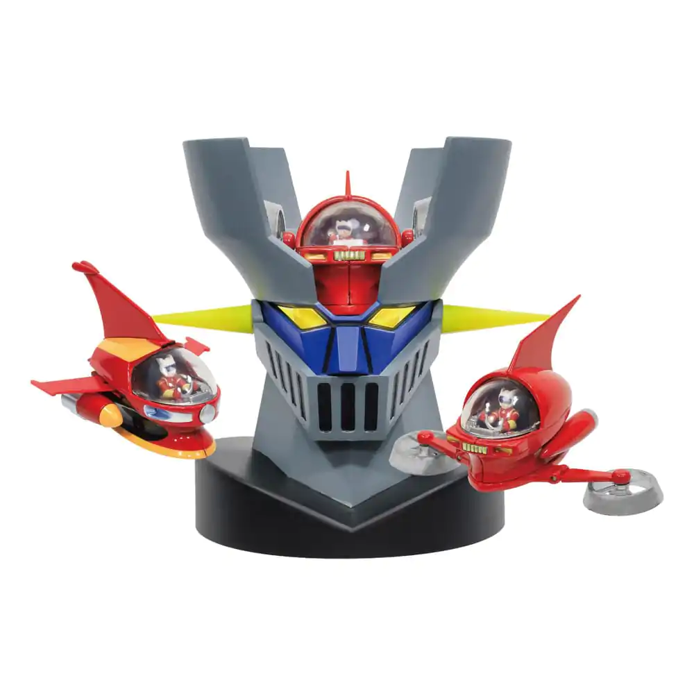 Mazinger Z Figure Metal Action Brain Condor Hover &amp; Jet Pilder Set 11 cm product photo