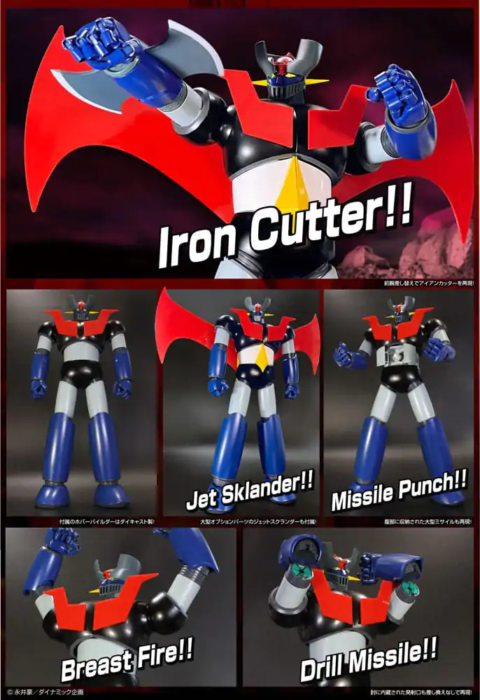 Mazinger Z Grand Action Bigsize Model Diecast Action Figure Original Color Ver. 40 cm termékfotó