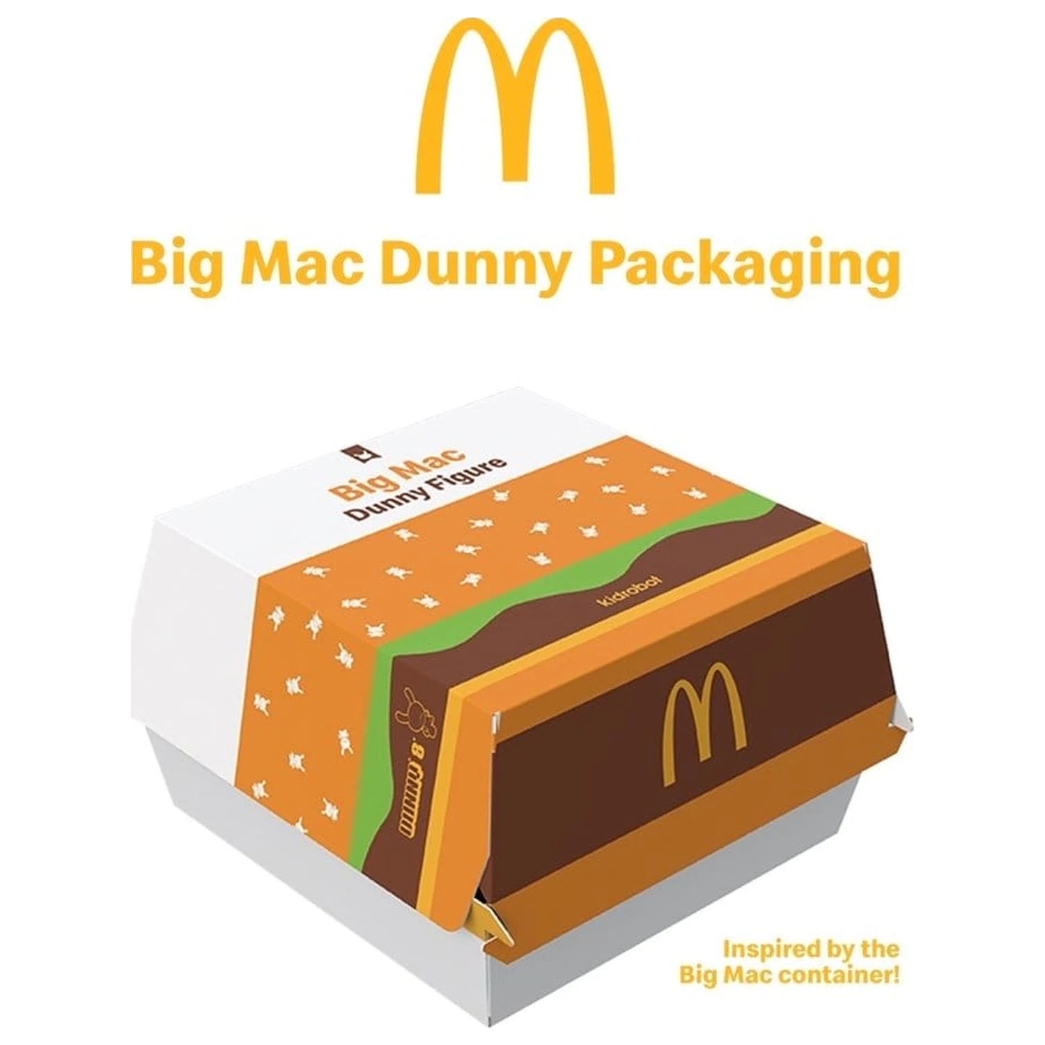 McDonald's Big Mac Vinyl Dunny Art Figure 20 cm product photo