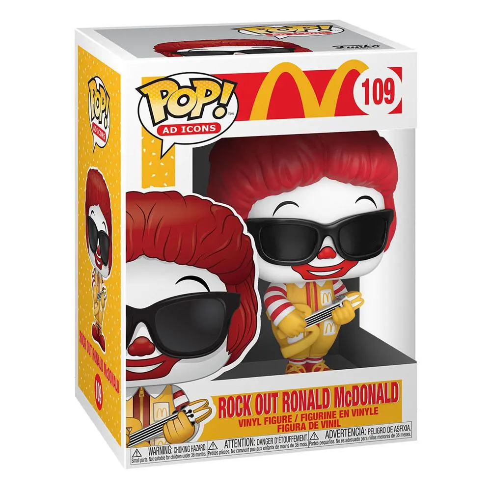 McDonald's POP! Ad Icons Vinyl Figure Rock Out Ronald 9 cm product photo