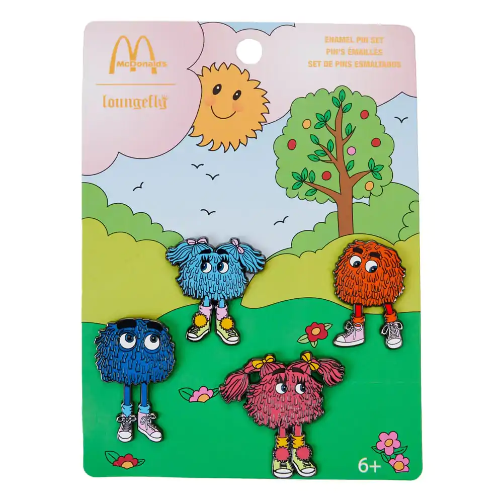 McDonalds by Loungefly Enamel Pins 4-Set Fry Gang 3 cm termékfotó