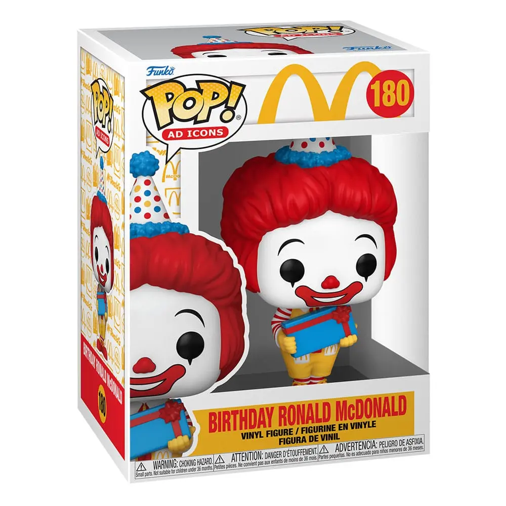 McDonalds POP! Ad Icons Vinyl Figure Birthday Ronald 9 cm termékfotó