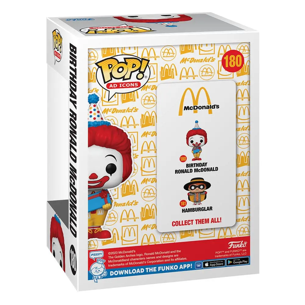 McDonalds POP! Ad Icons Vinyl Figure Birthday Ronald 9 cm termékfotó