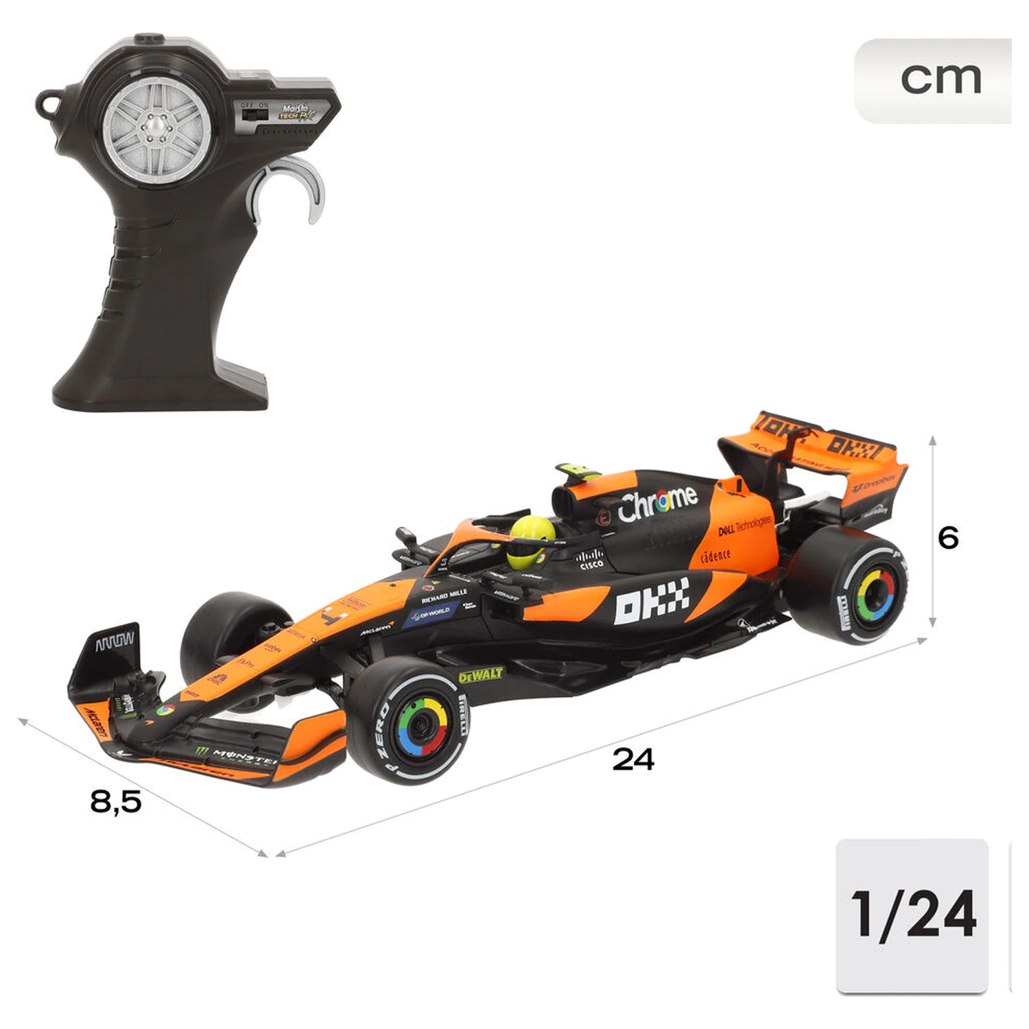 McLaren MCL 38 radio control car product photo