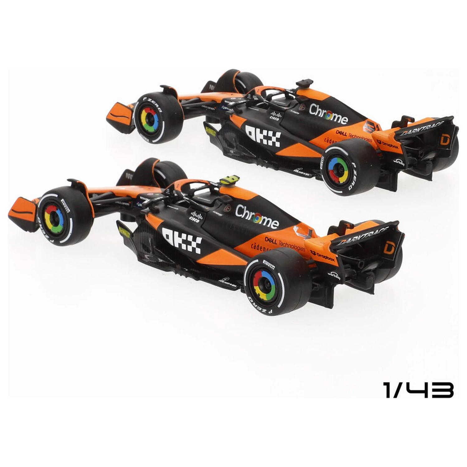 Mclaren MCL38 F1 2024 metal pack 2 cars product photo