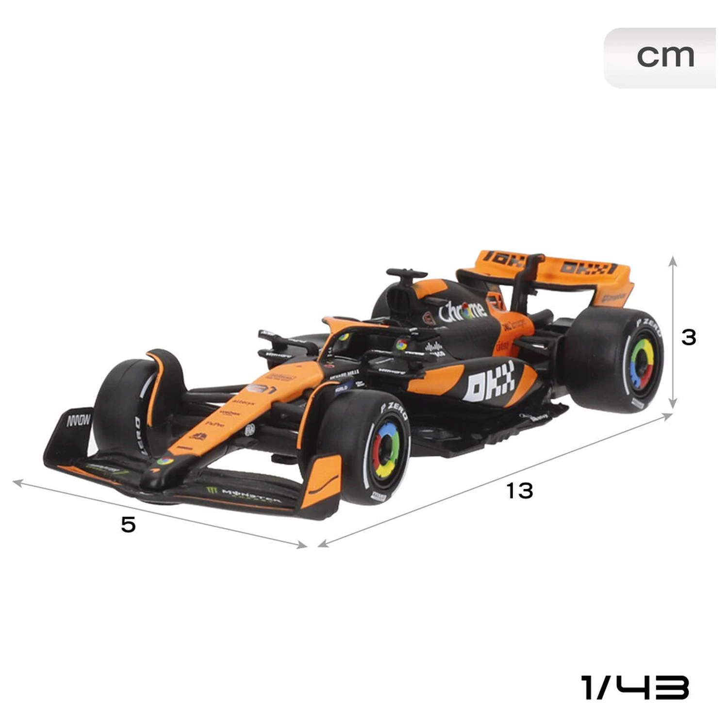 Mclaren MCL38 F1 2024 metal pack 2 cars product photo