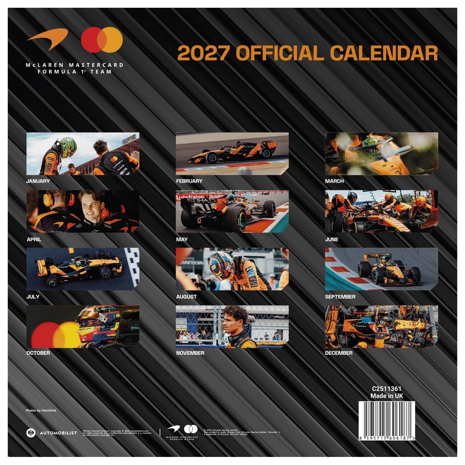 McLaren Calendar 2027 30 x 30 cm product photo