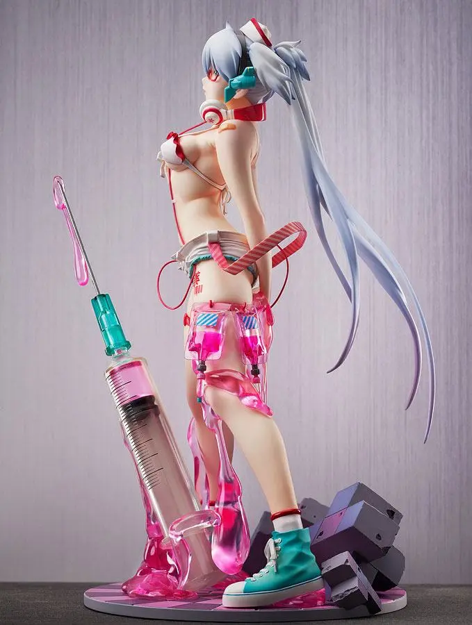 Mebae's Original Character PVC Statue 1/6.5 Sakurako's Injection! 25 cm product photo